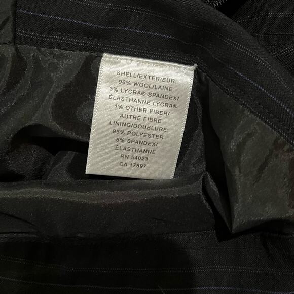 NEW Banana Republic Wool Pinstripe Structured Hourglass Martin Classic Pantsuit - Picture 12 of 16